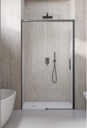 Radaway Idea 8 DWJ Brushed szczotkowany GunMetal drzwi wnękowe 130cm lewe szczotkowany Grafit 10330670-92-01L/10350603-01-01