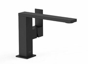 Tres CUADRO Bateria umywalkowa z boczną dźwignią czarny mat 00620501NM