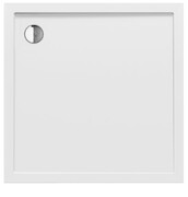 New Trendy New Cantare Brodzik akrylowy kwadratowy 90x90x4,5 cm biały B-0421