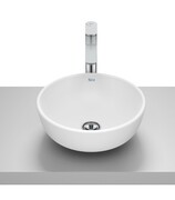 Roca Optica umywalka nablatowa 35x35 cm okrągła biały mat A327C12620