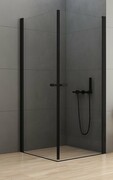 New Trendy New Soleo Black kabina 100x100x195cm kwadratowa przejrzyste D-0232A/D-0232A