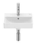 Roca FINECERAMIC Ona umywalka ścienna 40x32 biała SUPRAGLAZE A32768DS00