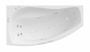 Roca Nicole wanna 140x75cm lewa z hydromasażem Effects Gold Opcja A24T111000