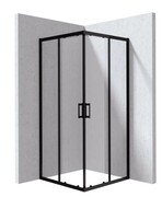 Deante Funkia Evo kabina prysznicowa kwadratowa 80x80cm Nero KYC_N088P