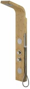 Corsan Bali panel prysznicowy z termostatem chrom drewno bambusowe B-231TCR