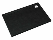 Schedpol Schedline Sharper Black Stone brodzik prostokątny 90x120x4,5cm 3S.S1P-90120/C/ST