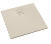 Schedpol Schedline Protos Cashmere Stone brodzik kwadratowy 90x90x3,5cm 3SP.P2K-9090/PK/ST-M1/PK/ST