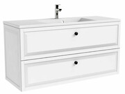 Oristo Montebianco szafka z umywalką Amelia 120x60x46 biały mat OR47-SD2S-120-2/UME-AM-120-92-C