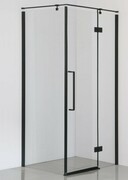 Sea Horse Fresh Line Black kabina prostokątna 120x80 cm prawa przejrzyste BK248T08/12KP