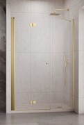 Radaway Nes Brushed Gold DWSB drzwi wnękowe 110cm W2 lewe złoto szczotkowane szkło przejrzyste 10044750-99-01L/10045350-01-01