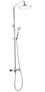 Deante Temisto zestaw prysznicowo natynkowy chrom NAC 04QT