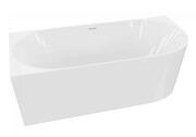 Lavita Lumio Corner wanna 150x75cm wolnostojąca narożna lewa syfon klik-klak biały 5900378370147