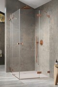 Radaway Essenza Pro Brushed Copper Kdd kabina 80x90cm szczotkowana miedź 10096080-93-01L/10096090-93-01R