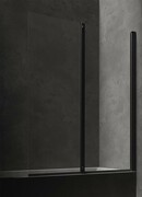 Omnires Kingston parawan nawannowy 2-częściowy 120x150 cm przejrzyste XHE20BLTR ___ RABAT W KOSZYKU! ___