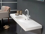 Bathco umywalka blatowa dolomitowa Ice 60x35 cm 0516