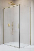 Radaway Idea 8 Kdj Brushed Gold kabina 150x70cm lewa szczotkowane złoto 10340770-99-01L/10350703-01-01/10360070-01-01R