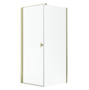 Radaway Nes Kdj I Gold kabina 90x80cm lewa złoty połysk 10022090-09-01L/10039080-01-01