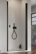 Radaway Nes 8 Black Dwj I Drzwi wnękowe 100cm prawe czarny mat/szkło przejrzyste 10076100-54-01R