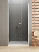 New Trendy New Soleo 150x195 cm drzwi wnękowe wspornik skośny szkło przejrzyste D-0979A