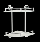 Stella Classic półka szklana narożna podwójna 07.872