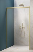 Radaway Idea 6 DWJ Brushed Light Gold drzwi wnękowe 130cm lewe szczotkowane jasne złoto 387017-98-01L