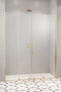 Radaway Furo Gold DWD drzwi prysznicowe 180cm szkło przejrzyste 10108488-09-01/10111442-01-01