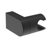 Roca Wall Uchwyt punktowy ścienny do słuchawki natryskowej Czarny Mat AG02376NBR