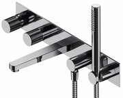 Omnires Contour bateria wannowa 5-otworowa podtynkowa chrom połysk CT8037-1CR ___ RABAT W KOSZYKU! ___