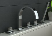 Kohlman Axis 5-otworowa bateria wannowa QB262N __ RABAT W KOSZYKU! __