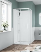 Novellini Glax 1 2.0 kabina standard 100x70 lewa biała G21A197ST-1UU