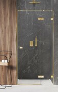 New Trendy Avexa Gold Shine drzwi wnękowe 130x200 cm przejrzyste prawe EXK-1641