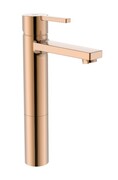 Roca Naia bateria umywalkowa sztorcowa wysoka Rose Gold EVERLUX-PVD A5A3B96RG0