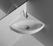 Kerasan Cento Umywalka narożnikowa stojąca lub wisząca 45x45 3541