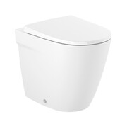 Roca Ona miska WC stojąca przyścienna Rimless biała Superglaze A347687S00