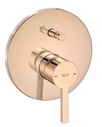 Roca Naia bateria wannowo-prysznicowa podtynkowa Rose Gold EVERLUX-PVD A5A0B96RG0