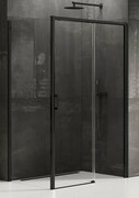 New Trendy Prime Black kabina prostokątna 150x80x200 cm prawa przejrzyste D-0327A/D-0128B
