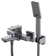 Omnires Parma bateria wannowa z zestawem prysznicowego nikiel szczotkowany PM7431IN