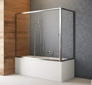 Radaway Vesta Dwj+s parawan nawannowy 150x65cm szkło fabric 209115-01-06/204065-06