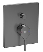 Roca Insignia bateria prysznicowa podtynkowa Brushed Titanium Black EVERLUX-PVD A5A0B3ANM0