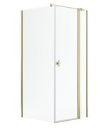 Radaway Nes Kdj II Gold kabina 90x100cm prawa złoty połysk 10032090-09-01R/10039100-01-01