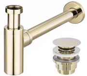 Rea Syfon Umywalkowy Klik-Klak Uniwersalny Złoty REA-A5692