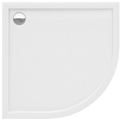 New Trendy New Cantare Brodzik akrylowy półokrągły 100x100x4,5 cm biały B-0448