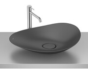Roca Othake umywalka nablatowa 62 x 38 cm czarny mat A327A1P080