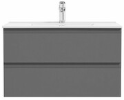 Oltens Vernal szafka 80 cm podumywalkowa wisząca grafitowa 60001400