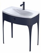 Oristo Louis szafka z umywalką 81x55x47 granatowy mat OR50-SD1S-82-14/UME-LU-82-93