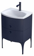 Oristo Louis szafka podumywalkowa wisząca 61x55x47 granatowy mat OR50-SD2S-62-14