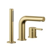 Excellent Pi bateria wannowa 3 otworowa złoto szczotkowane AREX.1234GB