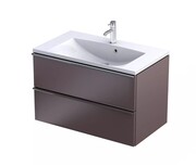 Oristo Etna szafka podumywalkowa wisząca 80x50x45 mokka mat OR52-SD2S-80-21