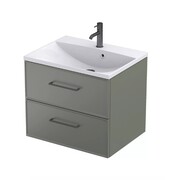 Oristo Lagom szafka podumywalkowa wisząca 60x50x45 oliwkowy mat OR53-SD2S-60-17