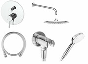 Zestaw Oltens Molle bateria podtynkowa z deszczownicą 30 cm Sondera i kompletem prysznicowym Driva EasyClick